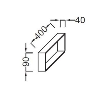 Полотенцедержатель Jacob Delafon Parallel EB506-BME серый